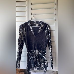 Alberto Makali long sleeve medium blouse
